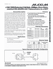DataSheet MAX3062E pdf